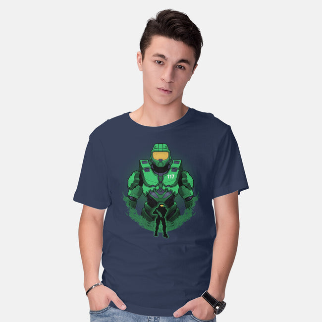 Spartan-117 Shadowwork-Mens-Basic-Tee-Astrobot Invention