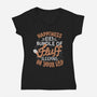 Bundle Of Fluff-Womens-V-Neck-Tee-tobefonseca