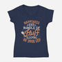 Bundle Of Fluff-Womens-V-Neck-Tee-tobefonseca