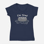 I'm Tired-Womens-V-Neck-Tee-tobefonseca