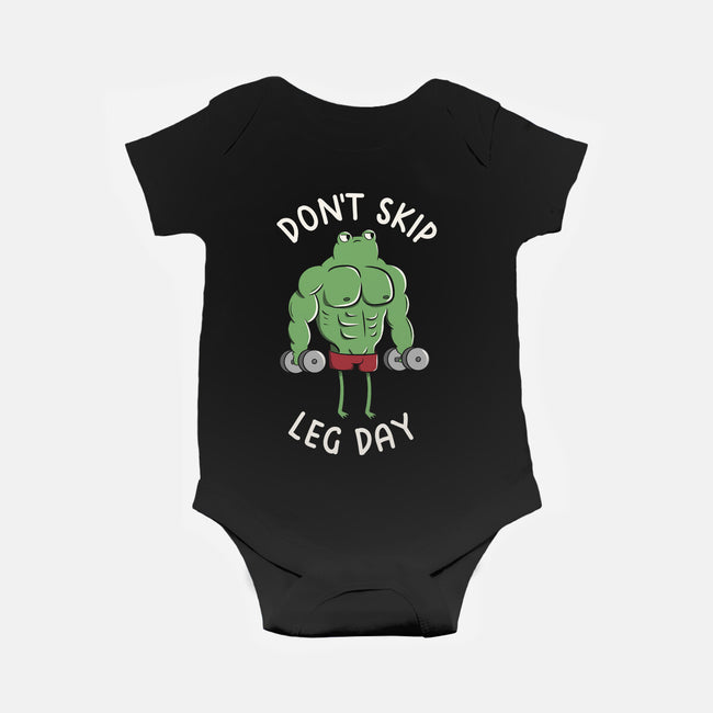 Don't Skip Leg Day-Baby-Basic-Onesie-tobefonseca