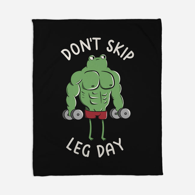 Don't Skip Leg Day-None-Fleece-Blanket-tobefonseca