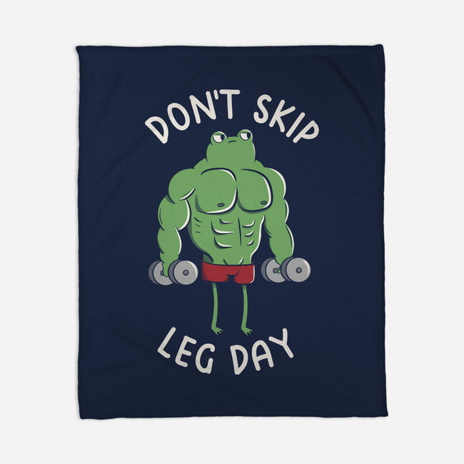Don't Skip Leg Day-None-Fleece-Blanket-tobefonseca