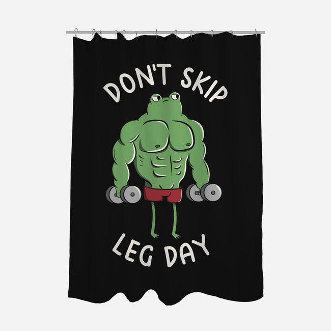 Don't Skip Leg Day-None-Polyester-Shower Curtain-tobefonseca