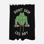 Don't Skip Leg Day-None-Polyester-Shower Curtain-tobefonseca
