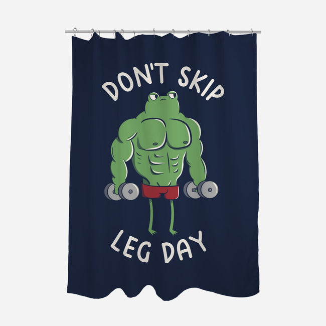 Don't Skip Leg Day-None-Polyester-Shower Curtain-tobefonseca