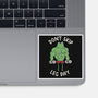 Don't Skip Leg Day-None-Glossy-Sticker-tobefonseca