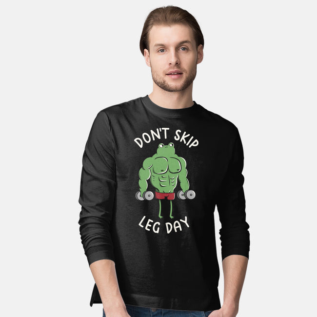 Don't Skip Leg Day-Mens-Long Sleeved-Tee-tobefonseca