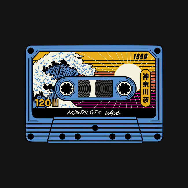 Great Wave Of Nostalgia Tape-Mens-Heavyweight-Tee-tobefonseca
