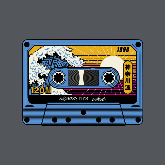 Great Wave Of Nostalgia Tape-Mens-Heavyweight-Tee-tobefonseca