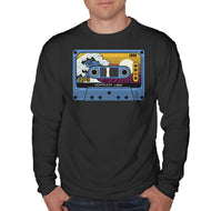 Great Wave Of Nostalgia Tape-Unisex-Crew Neck-Sweatshirt-tobefonseca