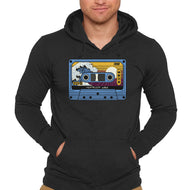 Great Wave Of Nostalgia Tape-Unisex-Pullover-Sweatshirt-tobefonseca