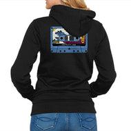 Great Wave Of Nostalgia Tape-Unisex-Zip-Up-Sweatshirt-tobefonseca