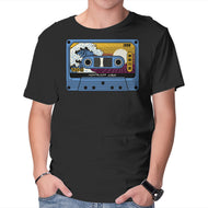 Great Wave Of Nostalgia Tape-Mens-Basic-Tee-tobefonseca