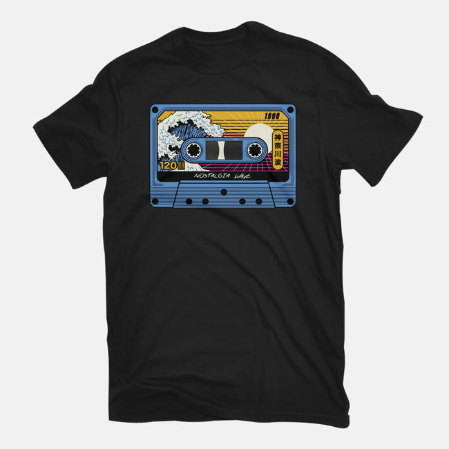 Great Wave Of Nostalgia Tape-Womens-Basic-Tee-tobefonseca