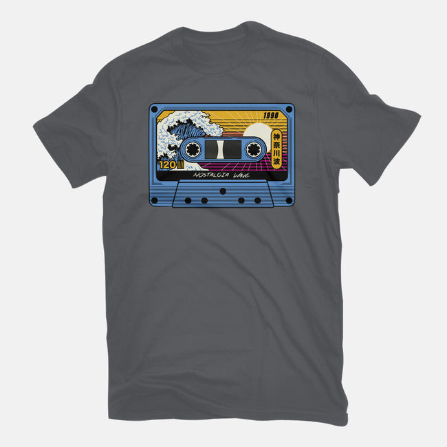 Great Wave Of Nostalgia Tape-Mens-Heavyweight-Tee-tobefonseca