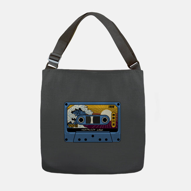 Great Wave Of Nostalgia Tape-None-Adjustable Tote-Bag-tobefonseca