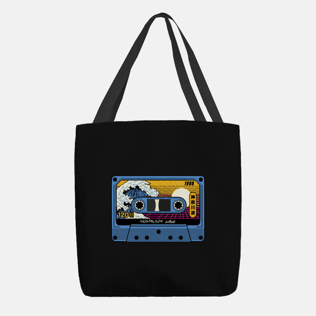 Great Wave Of Nostalgia Tape-None-Basic Tote-Bag-tobefonseca