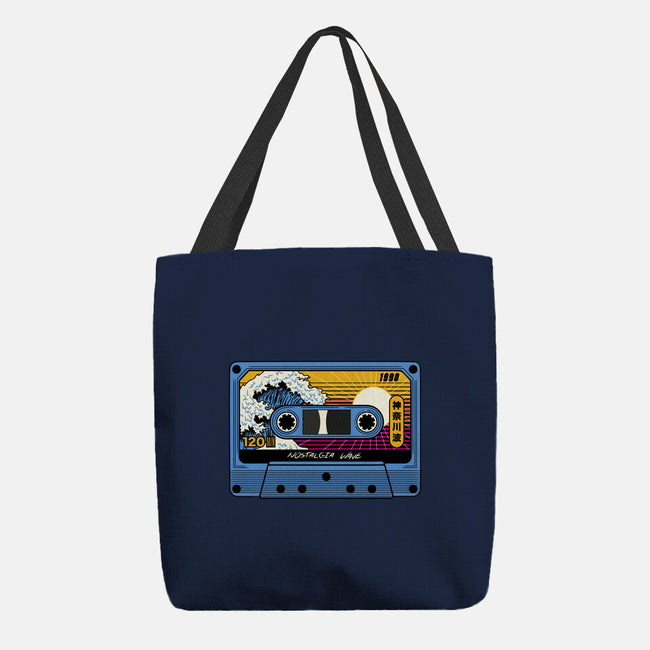 Great Wave Of Nostalgia Tape-None-Basic Tote-Bag-tobefonseca