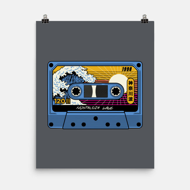Great Wave Of Nostalgia Tape-None-Matte-Poster-tobefonseca