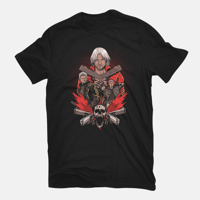 Don't Cry For Me Devil-Womens-Fitted-Tee-Diego Oliver