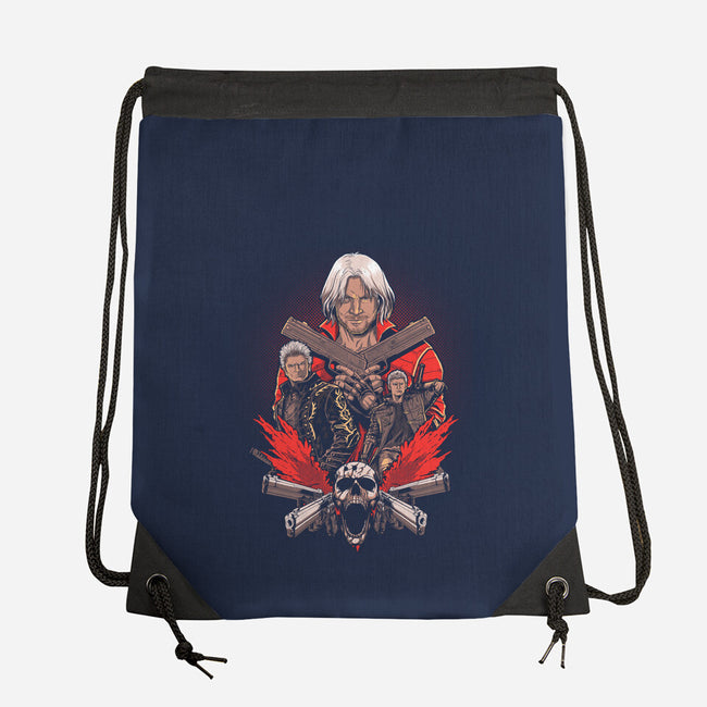 Don't Cry For Me Devil-None-Drawstring-Bag-Diego Oliver