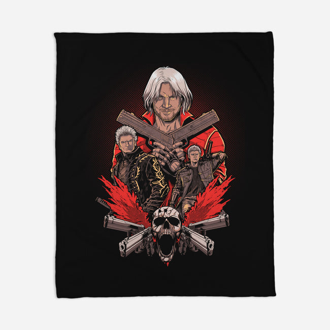 Don't Cry For Me Devil-None-Fleece-Blanket-Diego Oliver