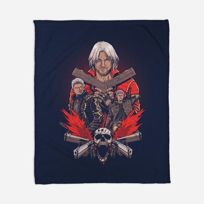 Don't Cry For Me Devil-None-Fleece-Blanket-Diego Oliver