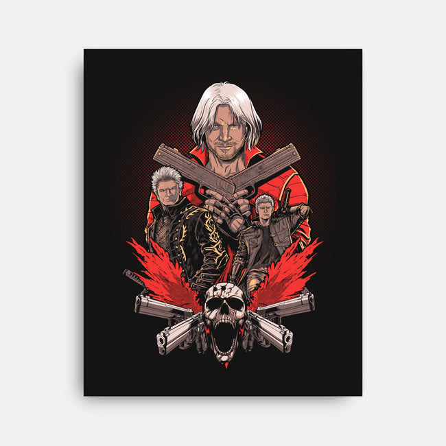 Don't Cry For Me Devil-None-Stretched-Canvas-Diego Oliver