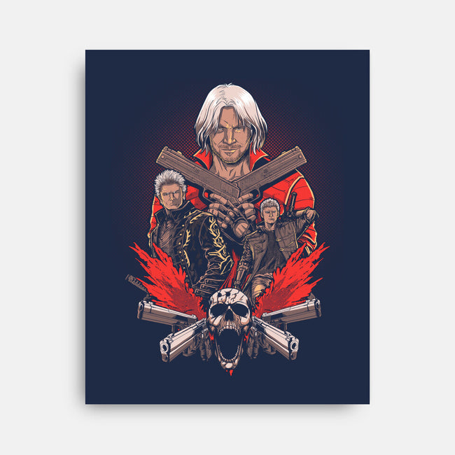 Don't Cry For Me Devil-None-Stretched-Canvas-Diego Oliver