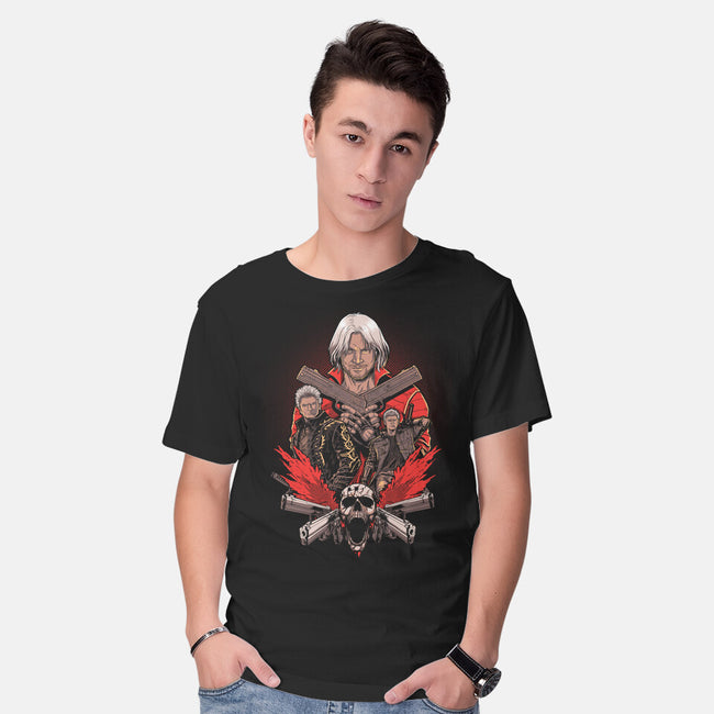 Don't Cry For Me Devil-Mens-Basic-Tee-Diego Oliver