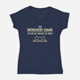 The Introvert Game-Womens-V-Neck-Tee-retrodivision