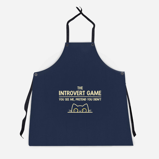 The Introvert Game-Unisex-Kitchen-Apron-retrodivision