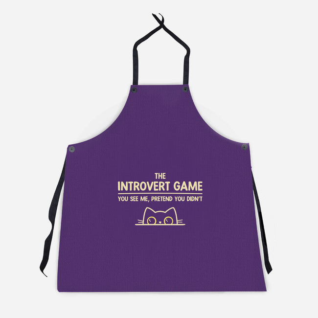 The Introvert Game-Unisex-Kitchen-Apron-retrodivision