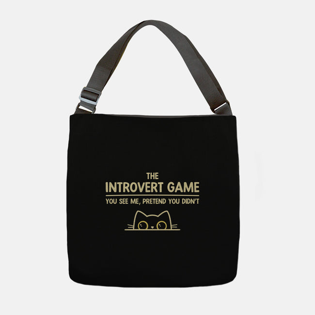 The Introvert Game-None-Adjustable Tote-Bag-retrodivision
