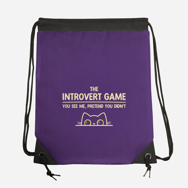 The Introvert Game-None-Drawstring-Bag-retrodivision