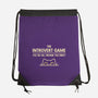 The Introvert Game-None-Drawstring-Bag-retrodivision