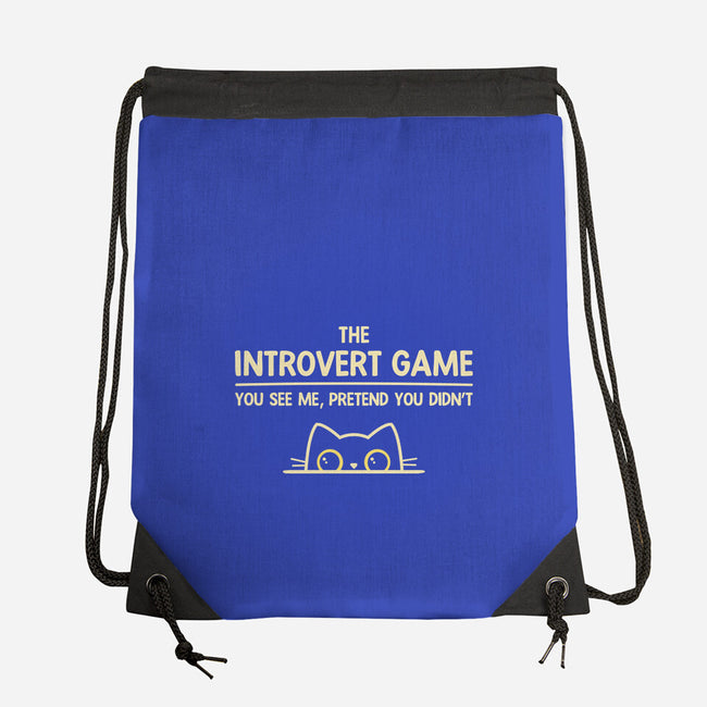 The Introvert Game-None-Drawstring-Bag-retrodivision