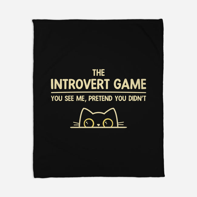 The Introvert Game-None-Fleece-Blanket-retrodivision