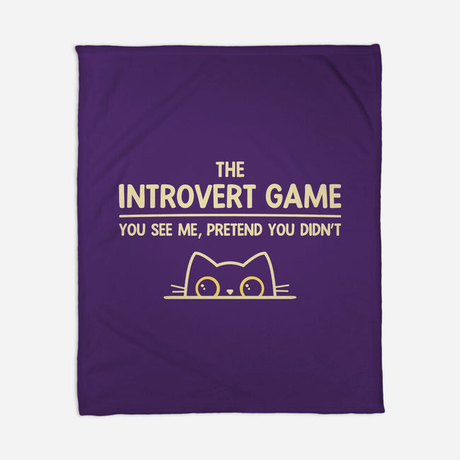 The Introvert Game-None-Fleece-Blanket-retrodivision