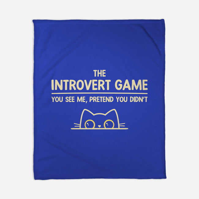 The Introvert Game-None-Fleece-Blanket-retrodivision