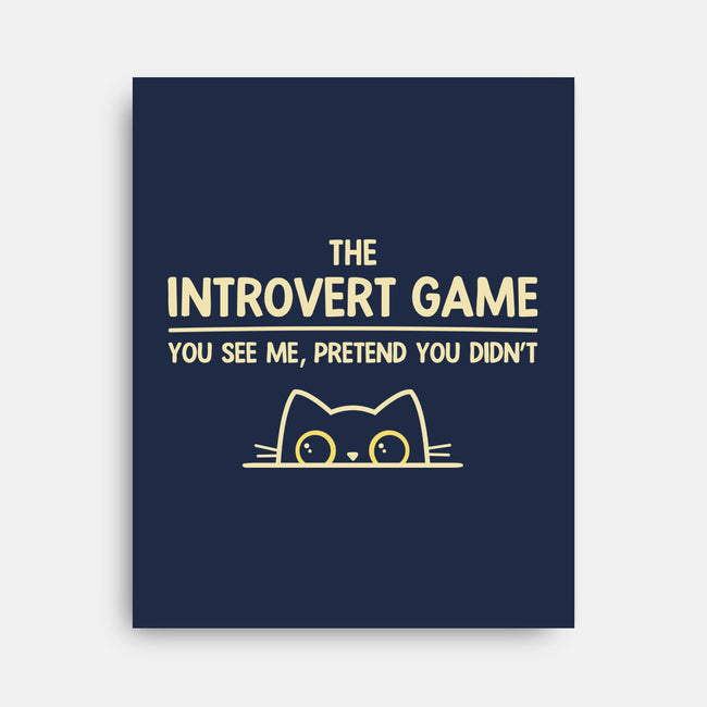 The Introvert Game-None-Stretched-Canvas-retrodivision