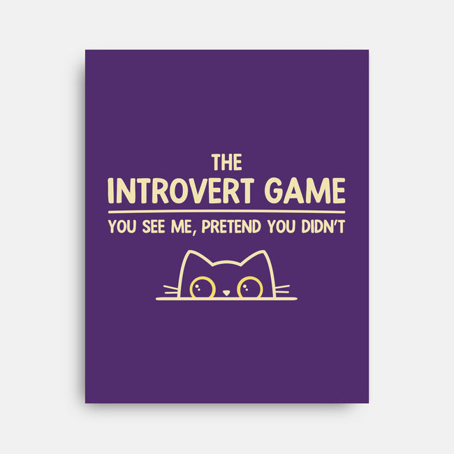 The Introvert Game-None-Stretched-Canvas-retrodivision