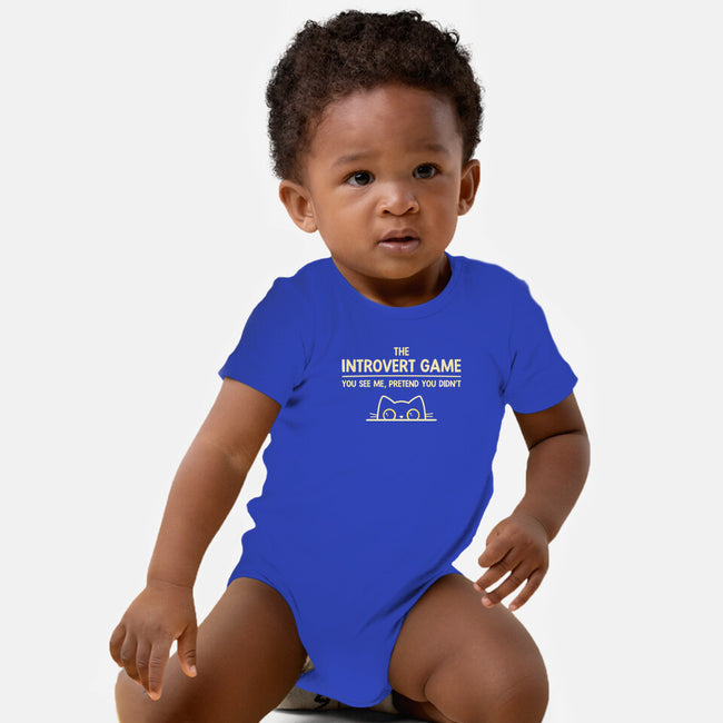 The Introvert Game-Baby-Basic-Onesie-retrodivision