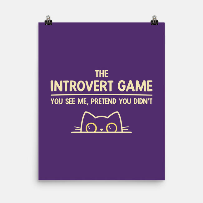 The Introvert Game-None-Matte-Poster-retrodivision
