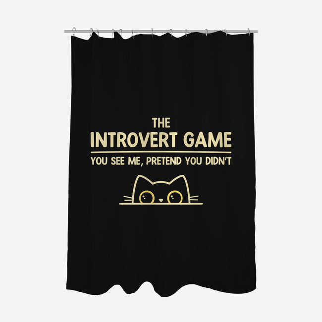 The Introvert Game-None-Polyester-Shower Curtain-retrodivision