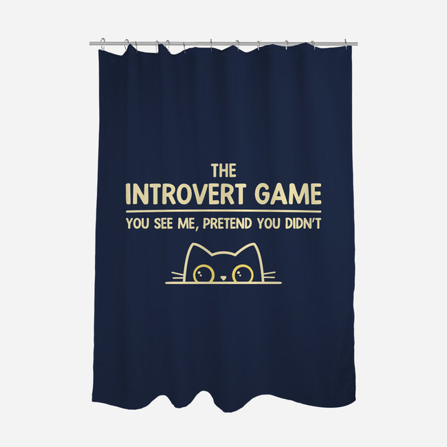 The Introvert Game-None-Polyester-Shower Curtain-retrodivision