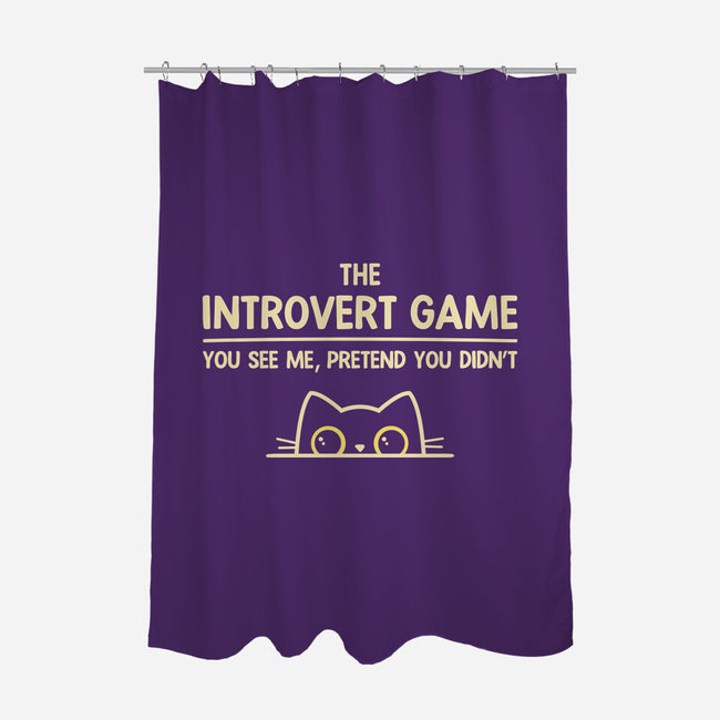 The Introvert Game-None-Polyester-Shower Curtain-retrodivision