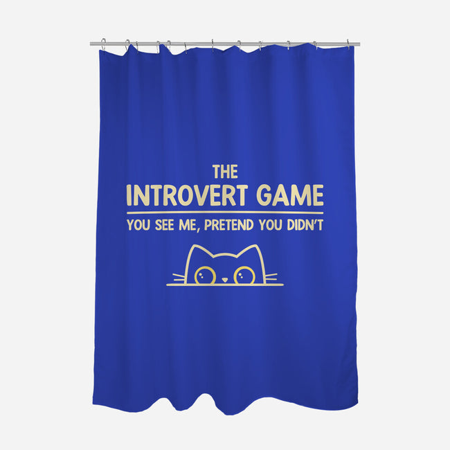 The Introvert Game-None-Polyester-Shower Curtain-retrodivision