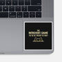 The Introvert Game-None-Glossy-Sticker-retrodivision